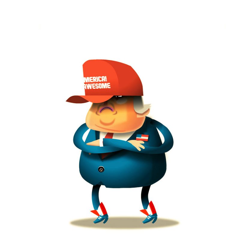 SUPERTRUMPMAN – ILLUSTRATION