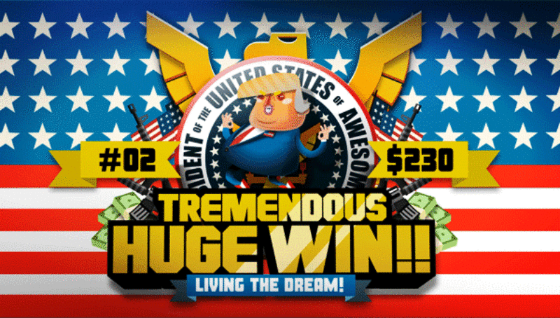 SUPERTRUMPMAN – WIN SCREEN ANIM