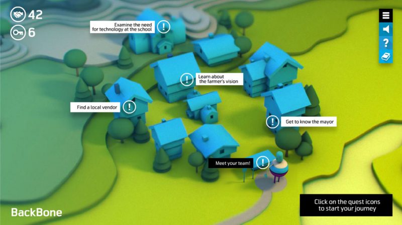 UI – POINT AND CLICK MAIN MENU