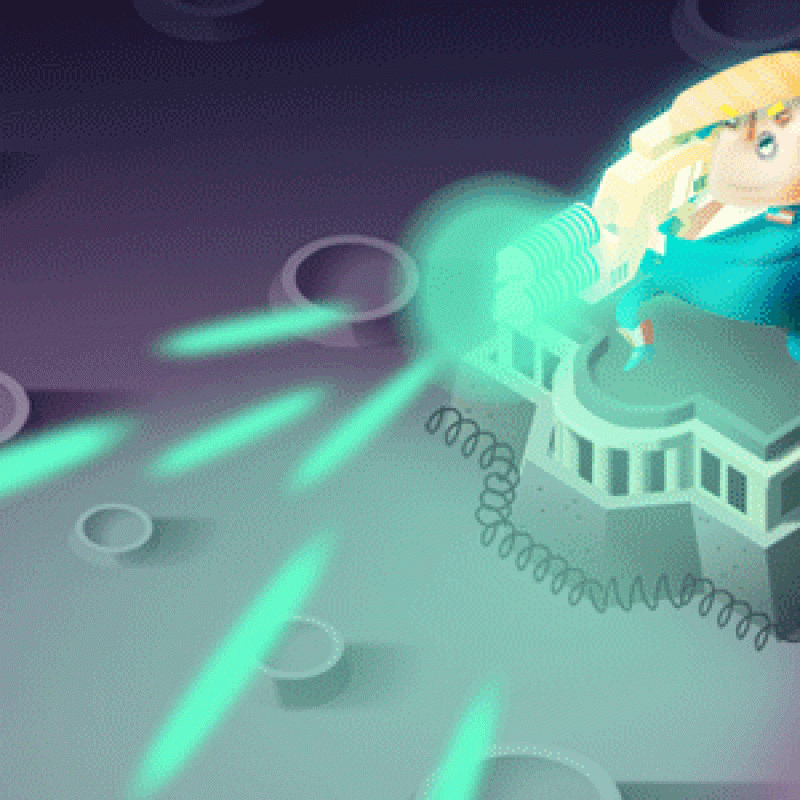 SUPERTRUMPMAN – GAME ANIMATION LOOP