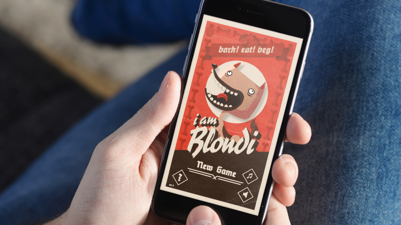 I AM BLONDI – mockup