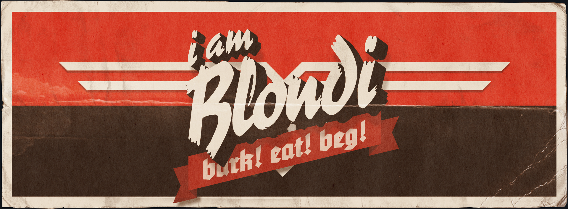 Logo for the "I AM BLONDI" game