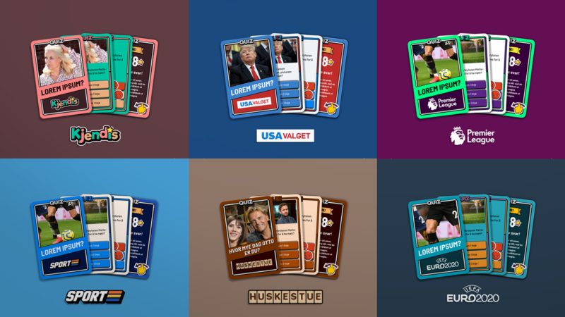 TV2 QUIZ – CARD SKINNING