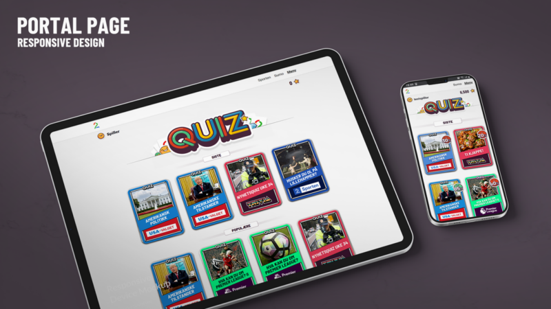 TV2 QUIZ – PORTAL PAGE